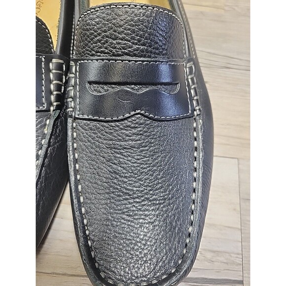 GH Bass Monte Mens Penny Loafer Black 8.5 Drivers Leather EXCELLENT - Picture 12 of 16